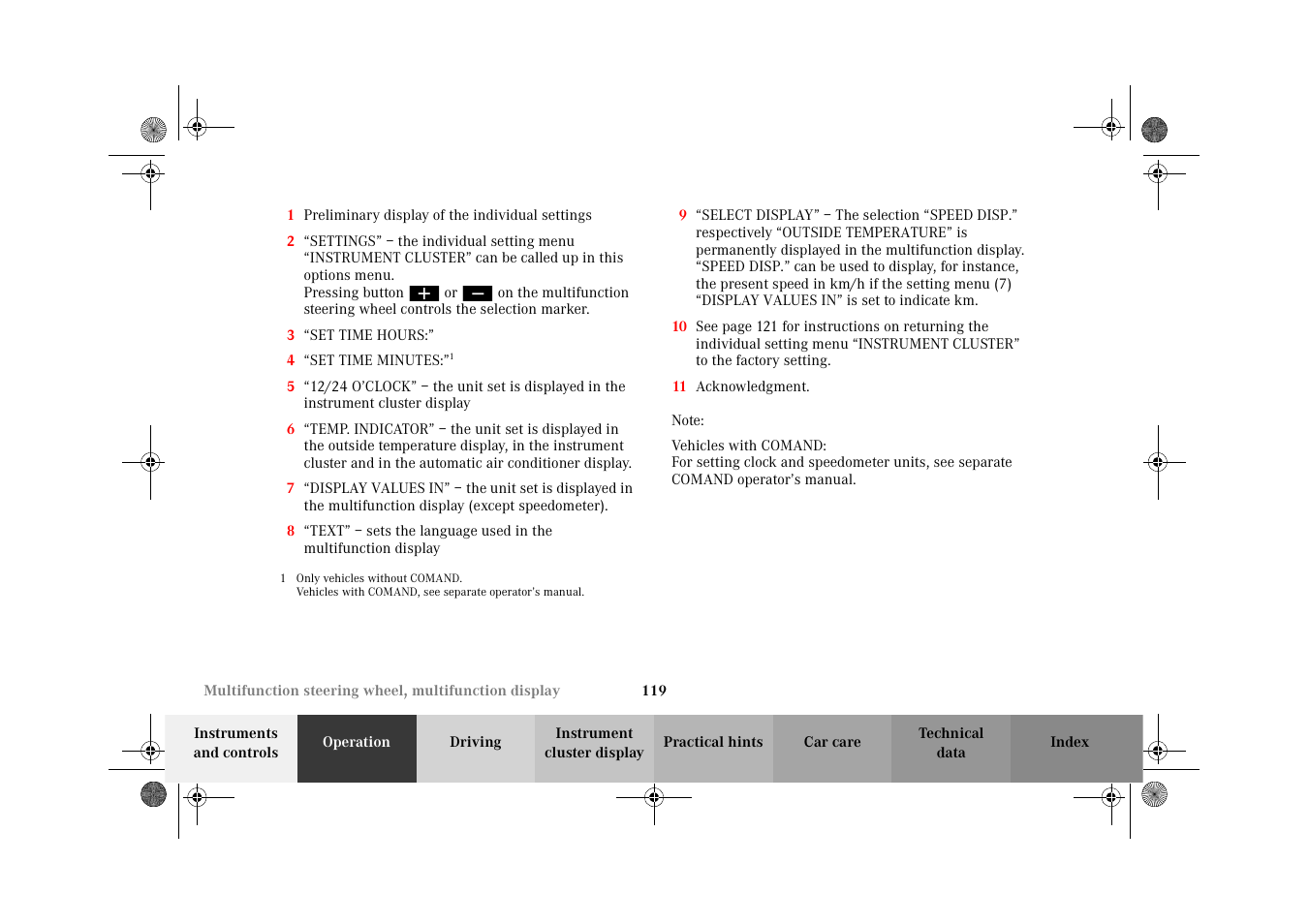Mercedes-Benz 2002 C 320 User Manual | Page 122 / 390