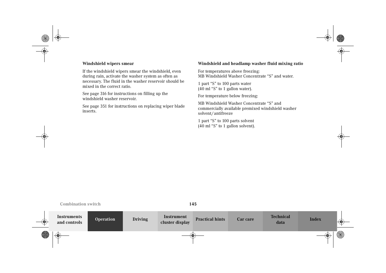 Mercedes-Benz 2002 C 320 User Manual | Page 148 / 390