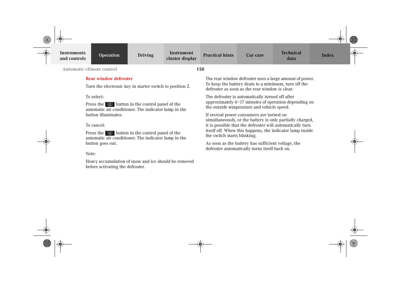 Mercedes-Benz 2002 C 320 User Manual | Page 161 / 390