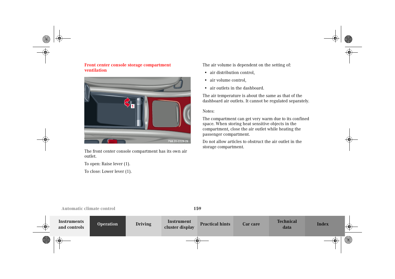 Mercedes-Benz 2002 C 320 User Manual | Page 162 / 390