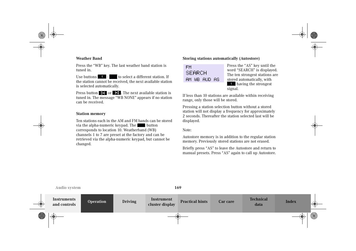Mercedes-Benz 2002 C 320 User Manual | Page 172 / 390