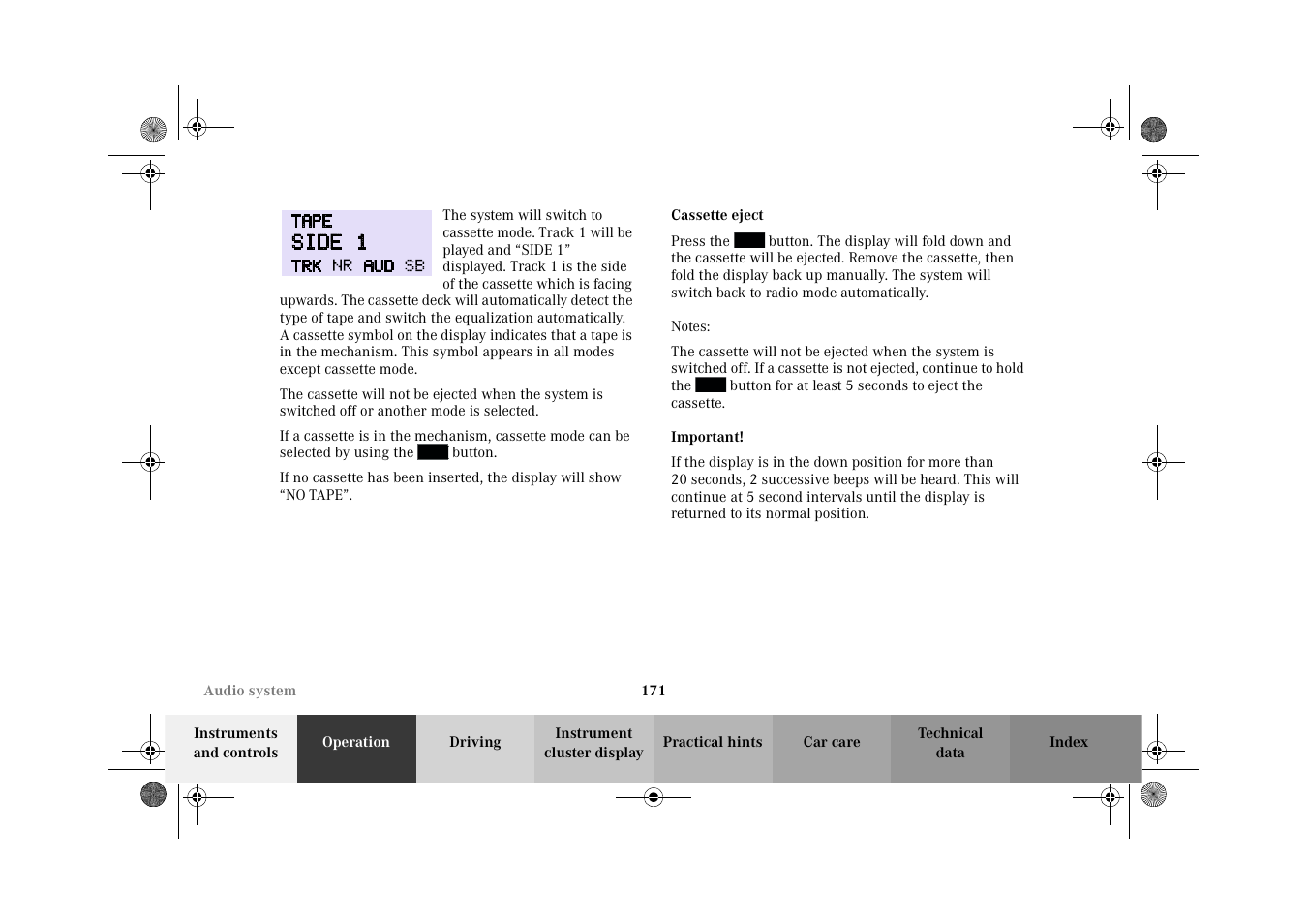 Mercedes-Benz 2002 C 320 User Manual | Page 174 / 390
