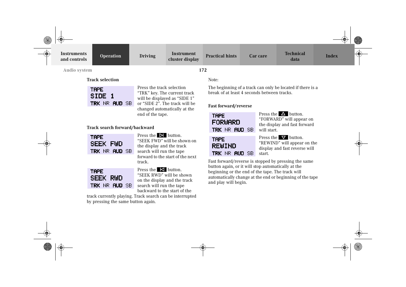 Mercedes-Benz 2002 C 320 User Manual | Page 175 / 390