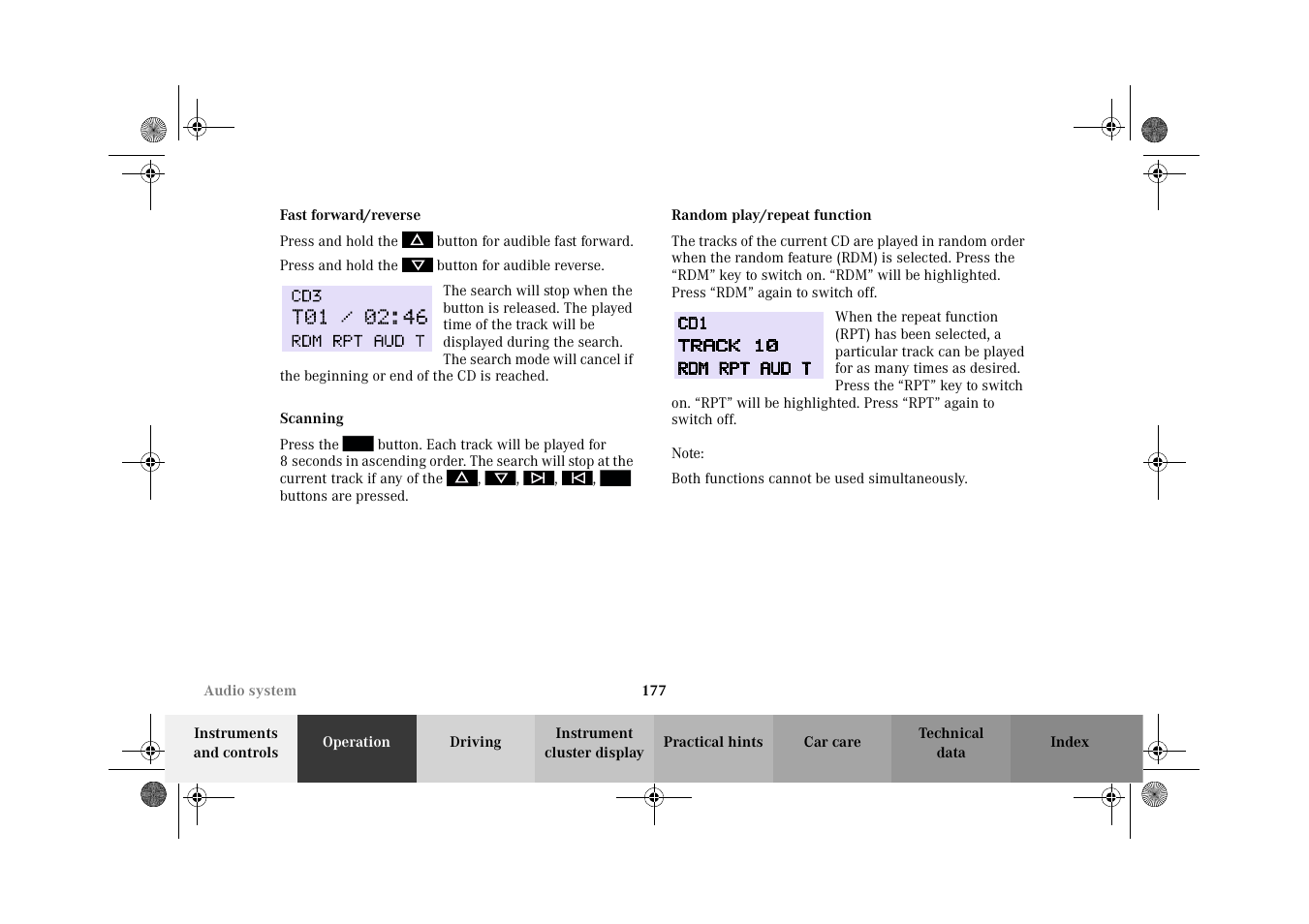 Mercedes-Benz 2002 C 320 User Manual | Page 180 / 390