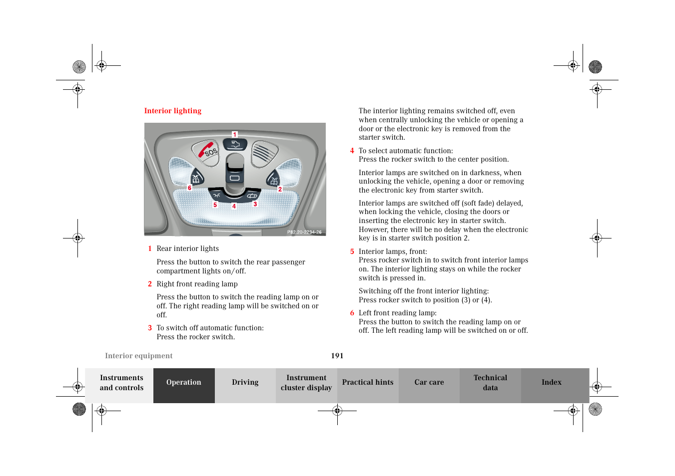 Mercedes-Benz 2002 C 320 User Manual | Page 194 / 390
