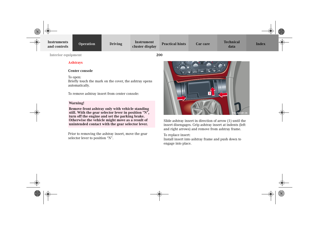 Mercedes-Benz 2002 C 320 User Manual | Page 203 / 390