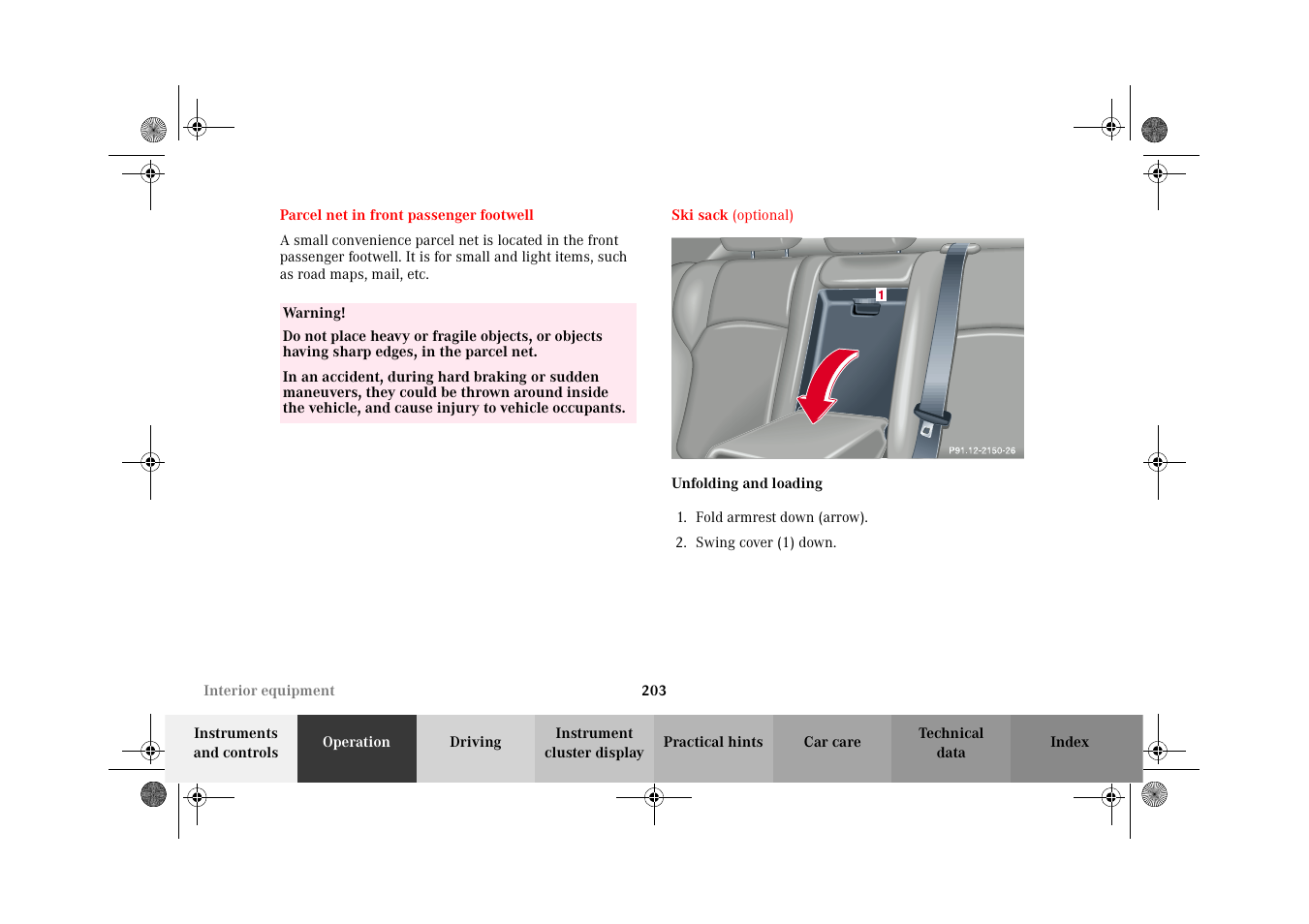 Mercedes-Benz 2002 C 320 User Manual | Page 206 / 390