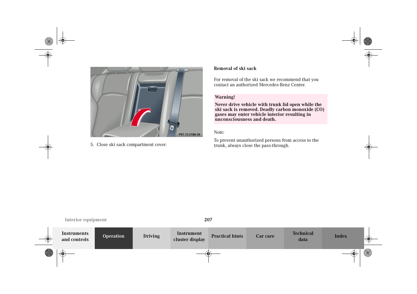 Mercedes-Benz 2002 C 320 User Manual | Page 210 / 390