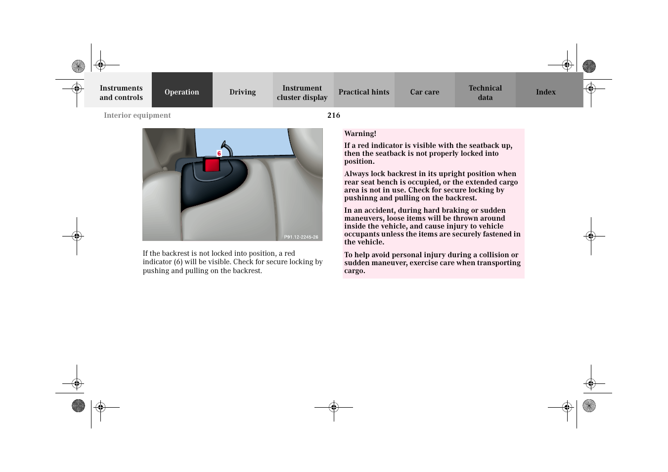 Mercedes-Benz 2002 C 320 User Manual | Page 219 / 390