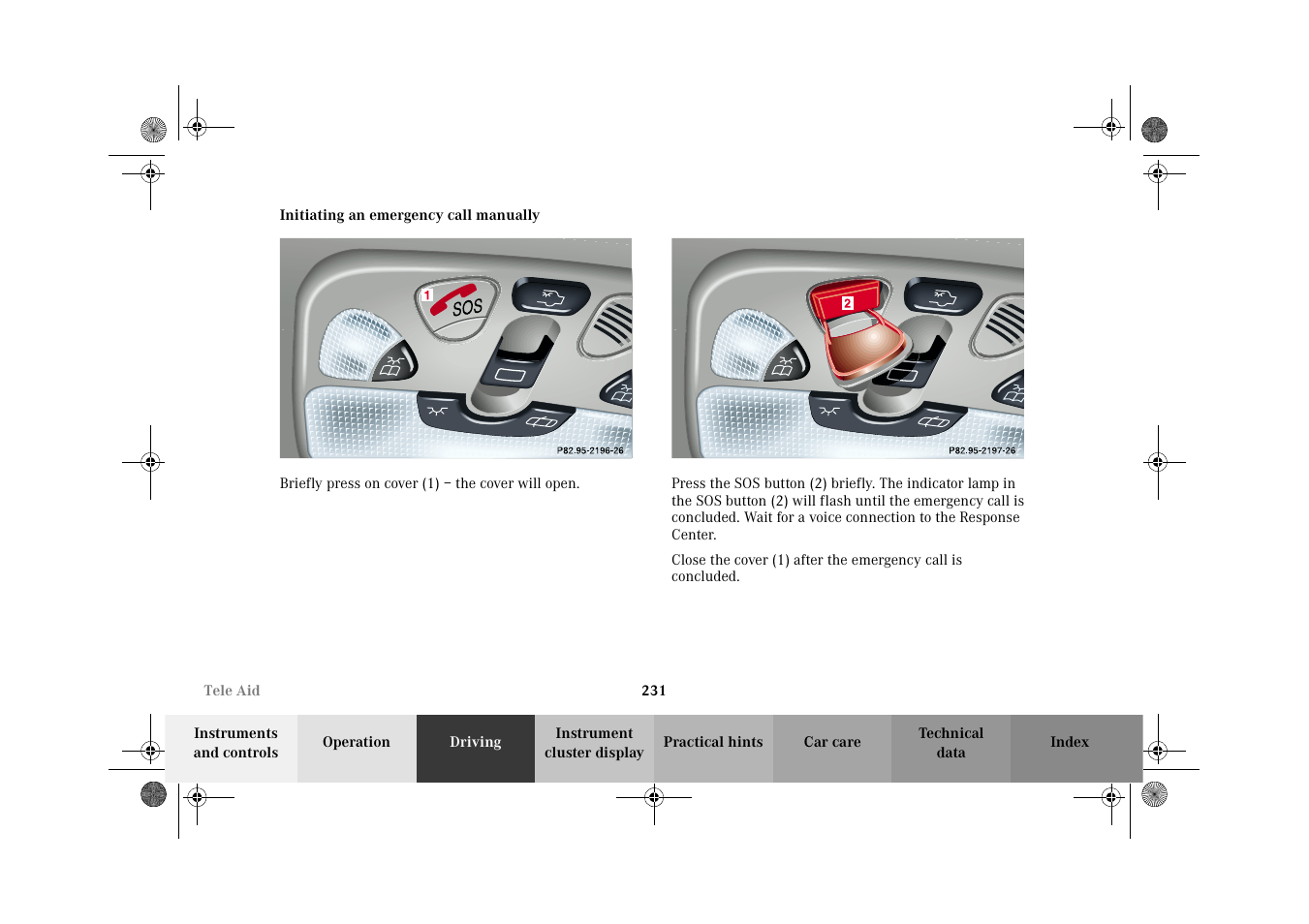 Mercedes-Benz 2002 C 320 User Manual | Page 234 / 390