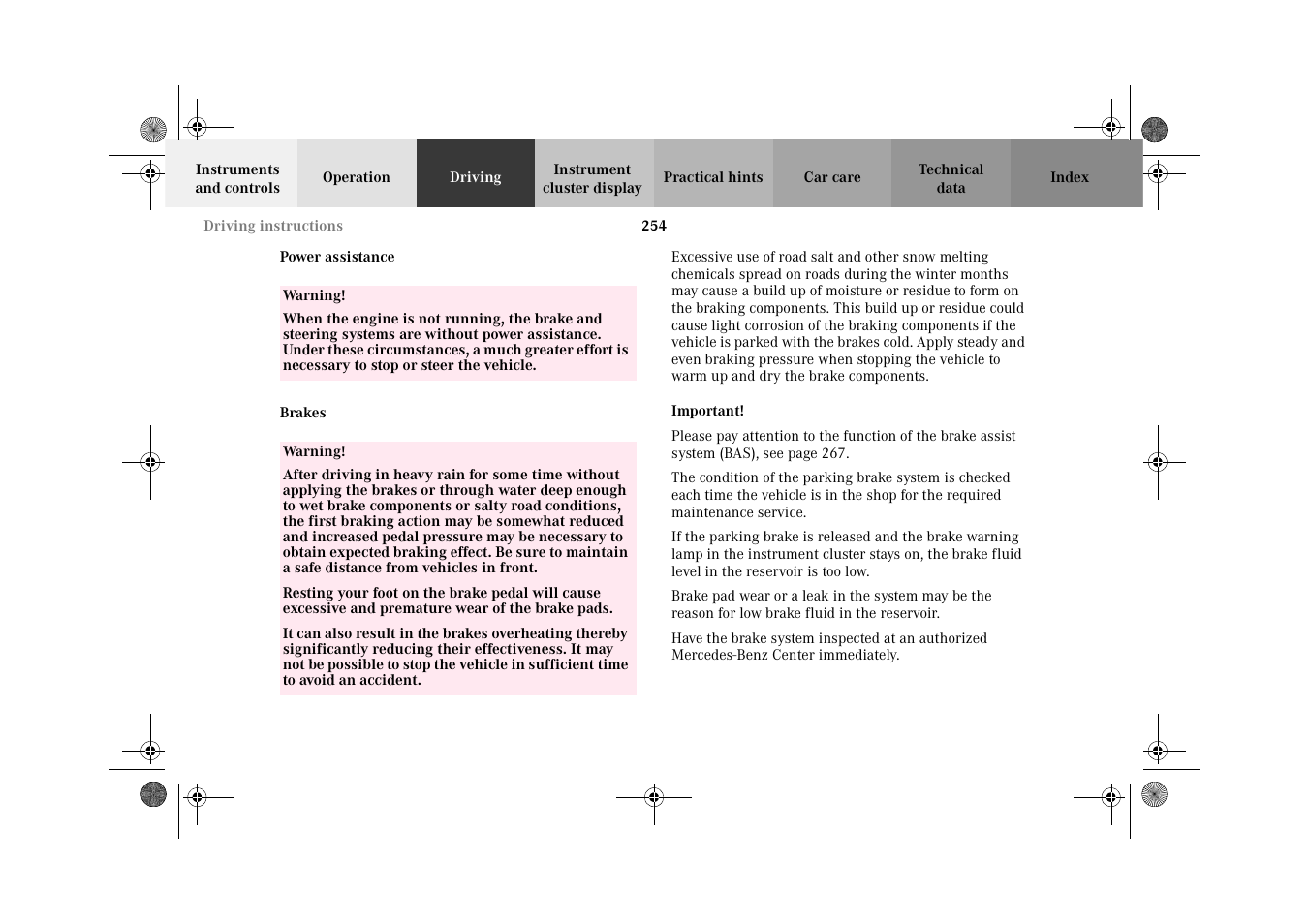 Mercedes-Benz 2002 C 320 User Manual | Page 257 / 390