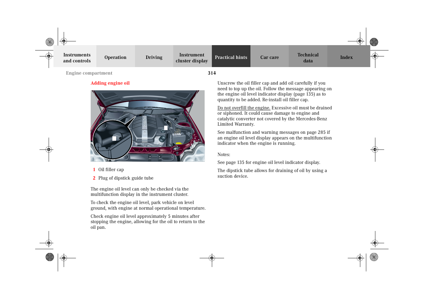 Mercedes-Benz 2002 C 320 User Manual | Page 317 / 390