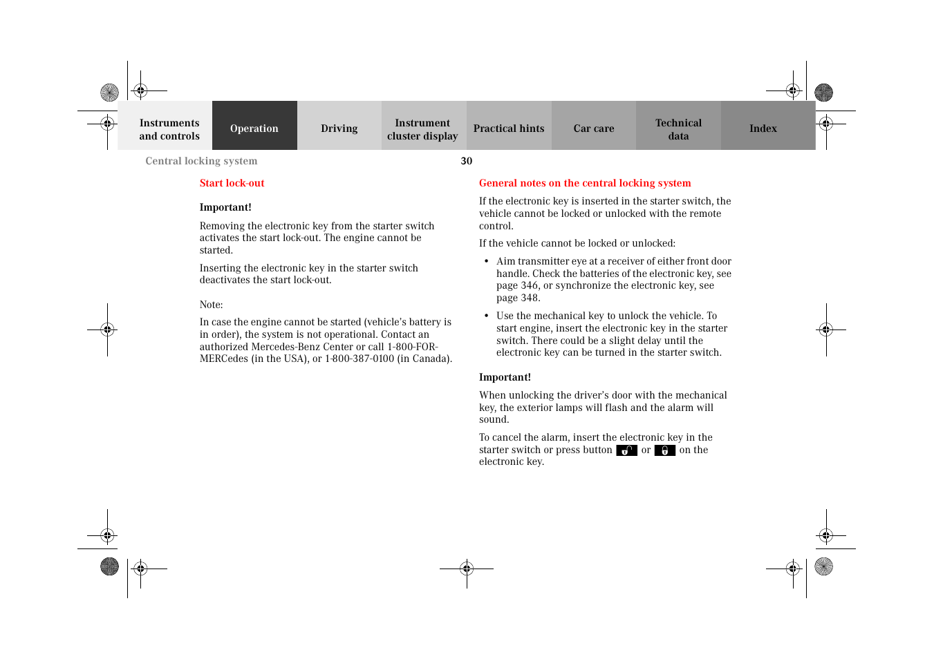 Mercedes-Benz 2002 C 320 User Manual | Page 33 / 390