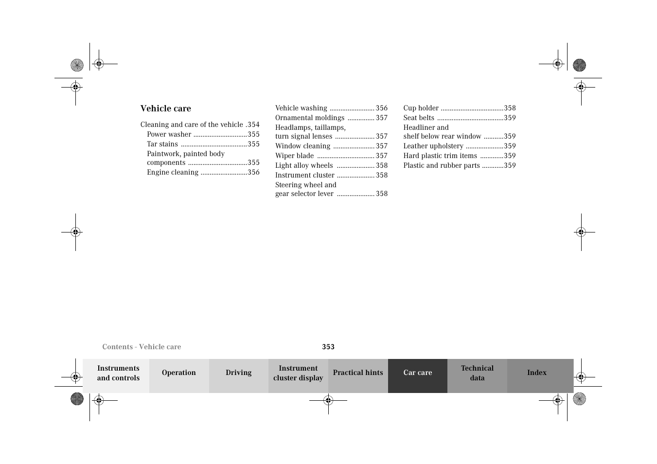Mercedes-Benz 2002 C 320 User Manual | Page 356 / 390