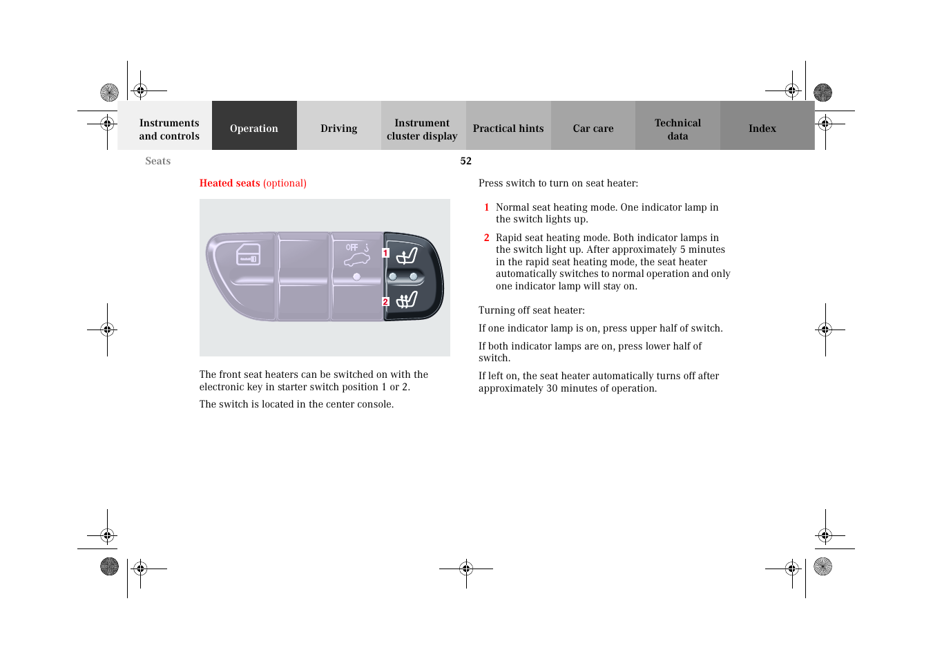 Mercedes-Benz 2002 C 320 User Manual | Page 55 / 390