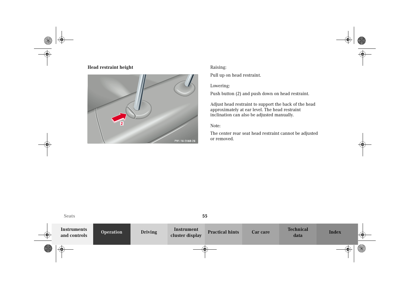 Mercedes-Benz 2002 C 320 User Manual | Page 58 / 390