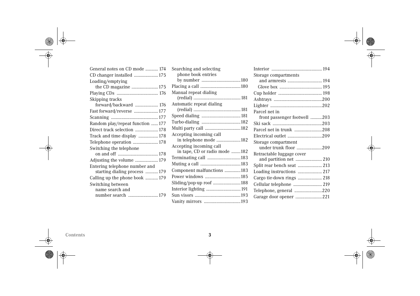 Mercedes-Benz 2002 C 320 User Manual | Page 6 / 390