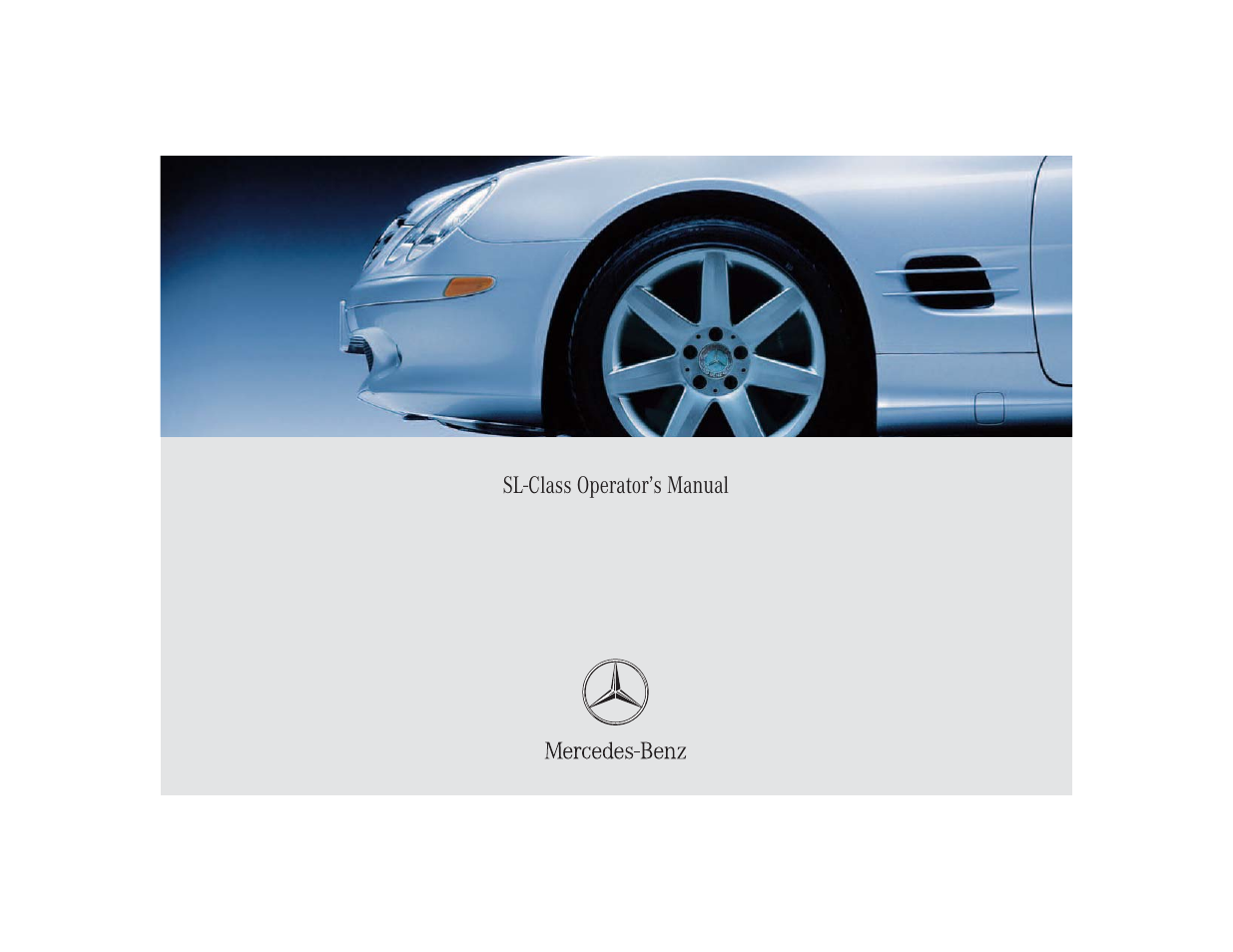 Mercedes-Benz SL 600 User Manual | 434 pages