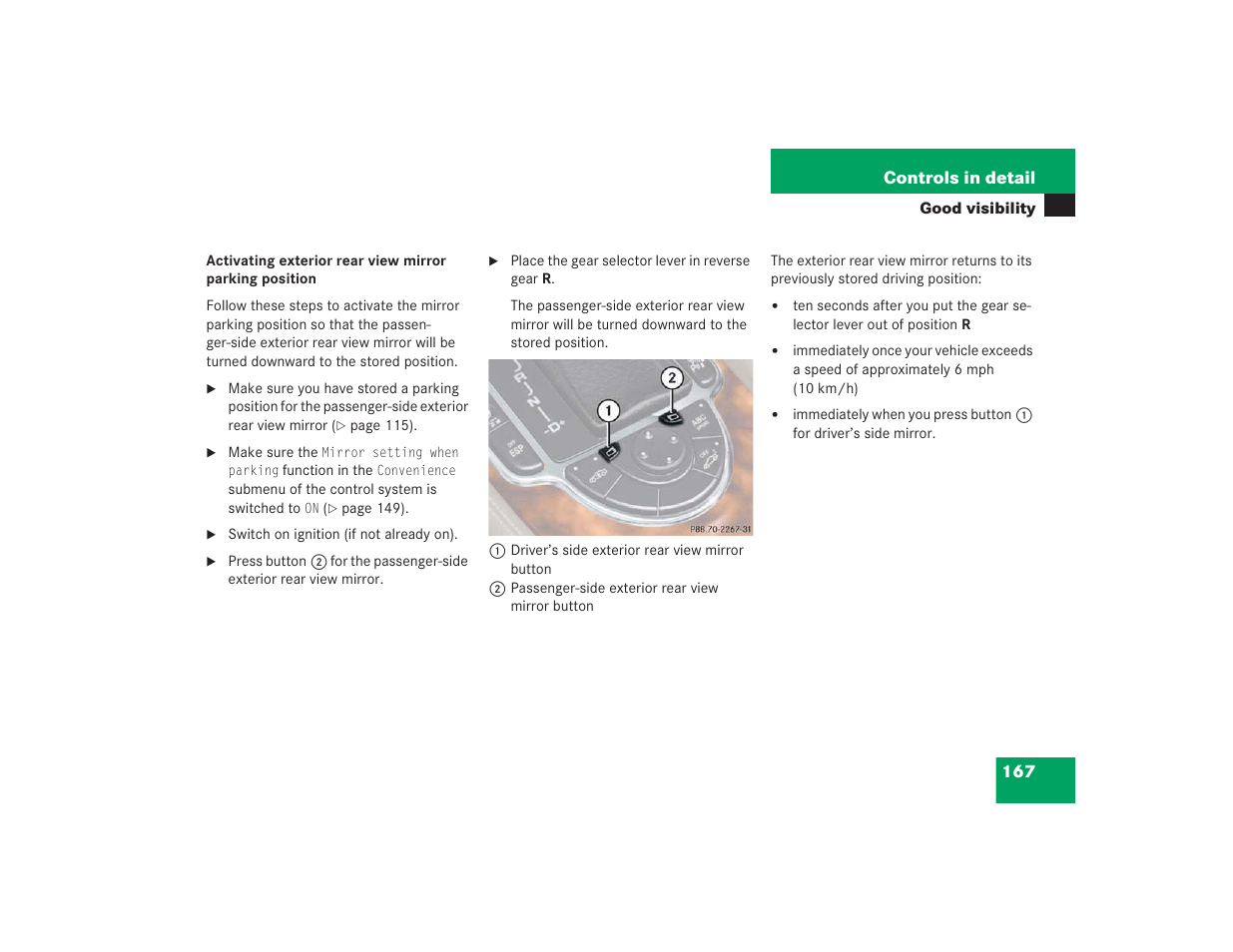 Mercedes-Benz SL 600 User Manual | Page 168 / 434