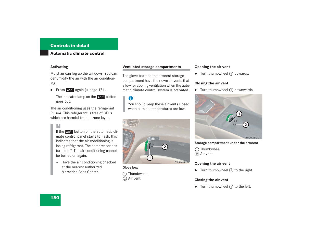 Mercedes-Benz SL 600 User Manual | Page 181 / 434