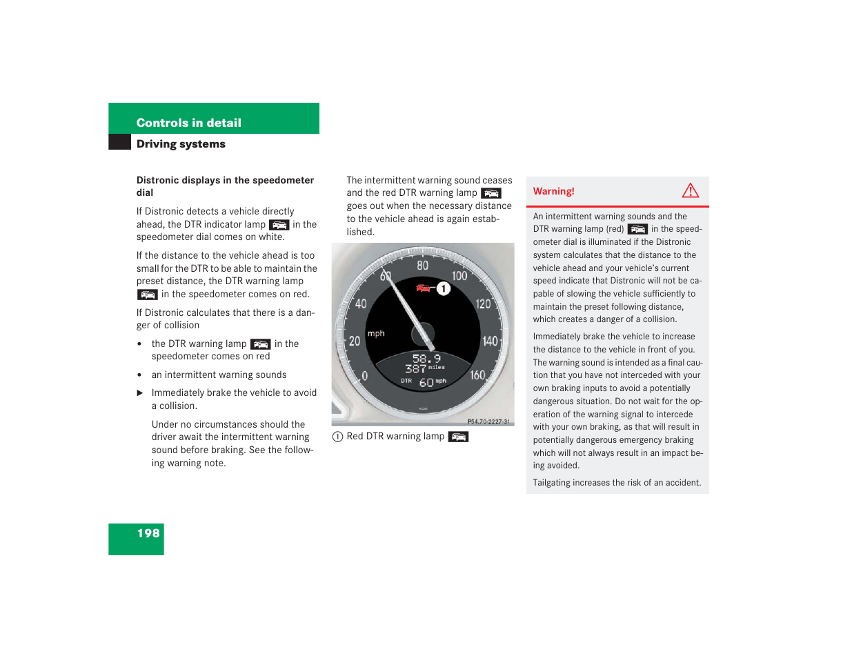 Mercedes-Benz SL 600 User Manual | Page 199 / 434