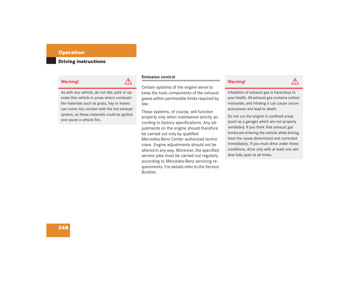 Mercedes-Benz SL 600 User Manual | Page 249 / 434