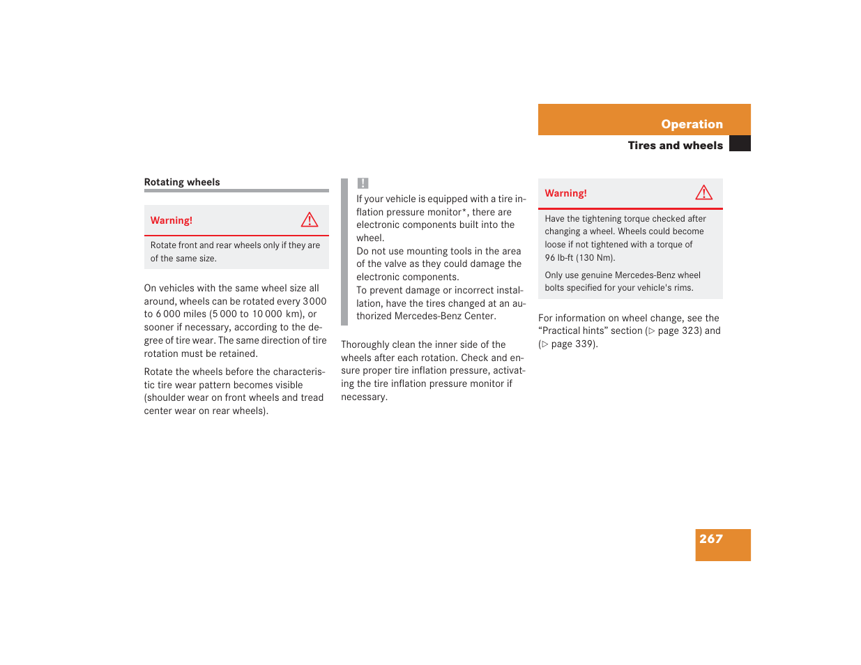 Mercedes-Benz SL 600 User Manual | Page 268 / 434