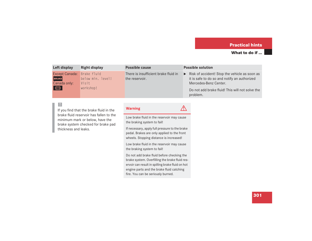 Mercedes-Benz SL 600 User Manual | Page 302 / 434