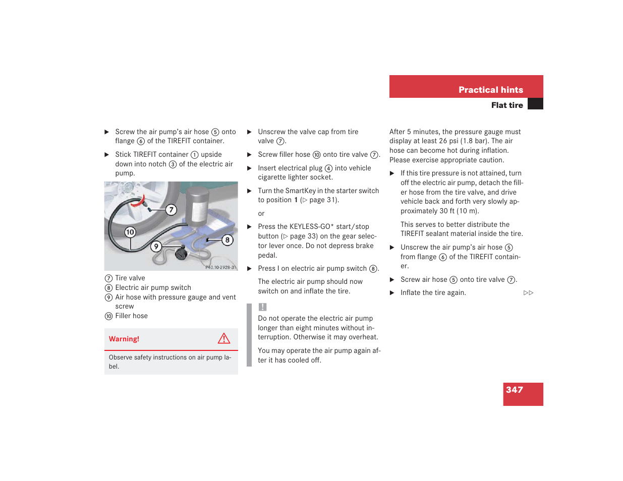 Mercedes-Benz SL 600 User Manual | Page 348 / 434