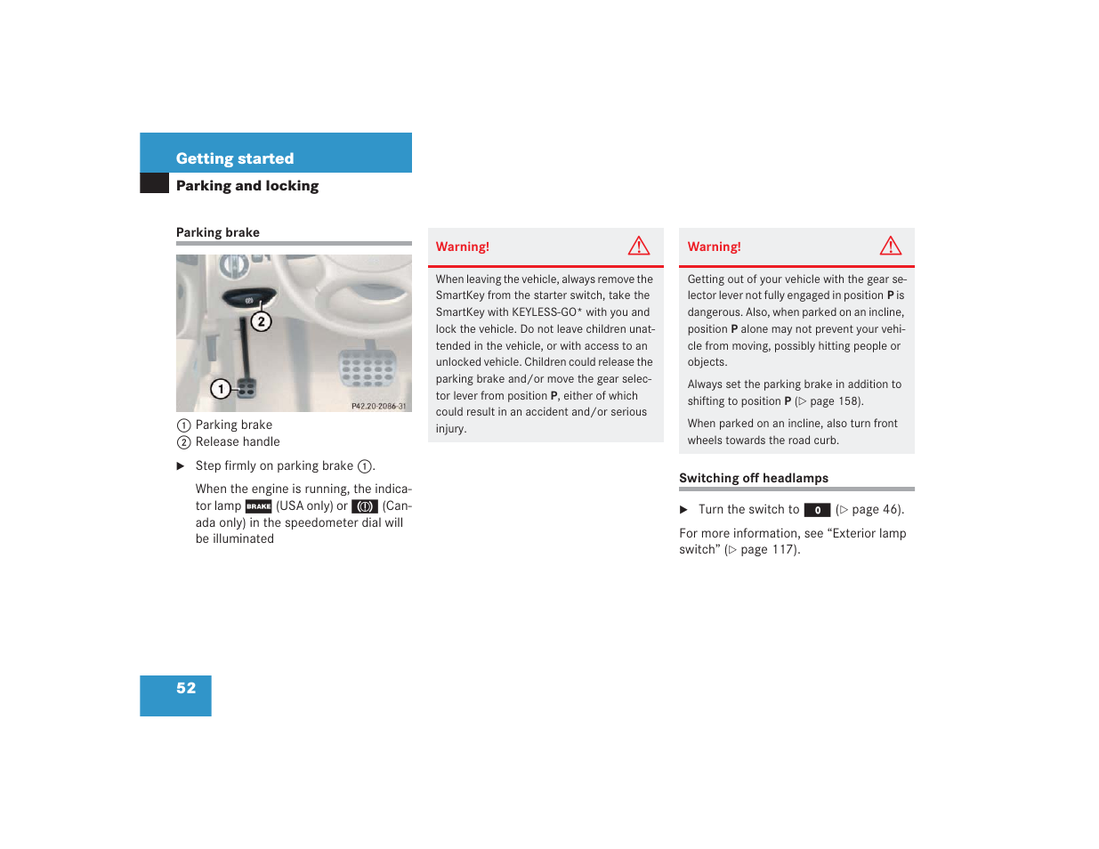 Mercedes-Benz SL 600 User Manual | Page 53 / 434