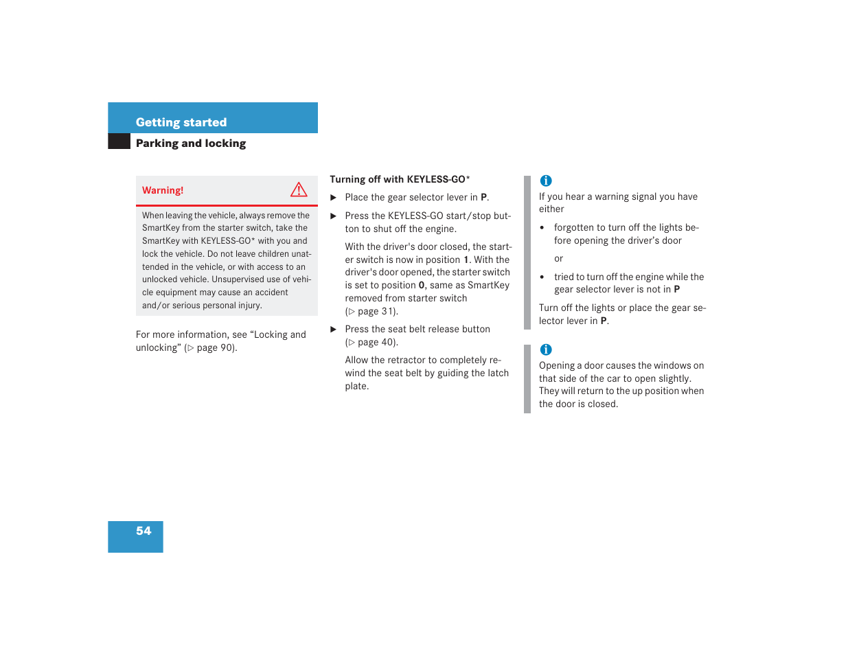 Mercedes-Benz SL 600 User Manual | Page 55 / 434