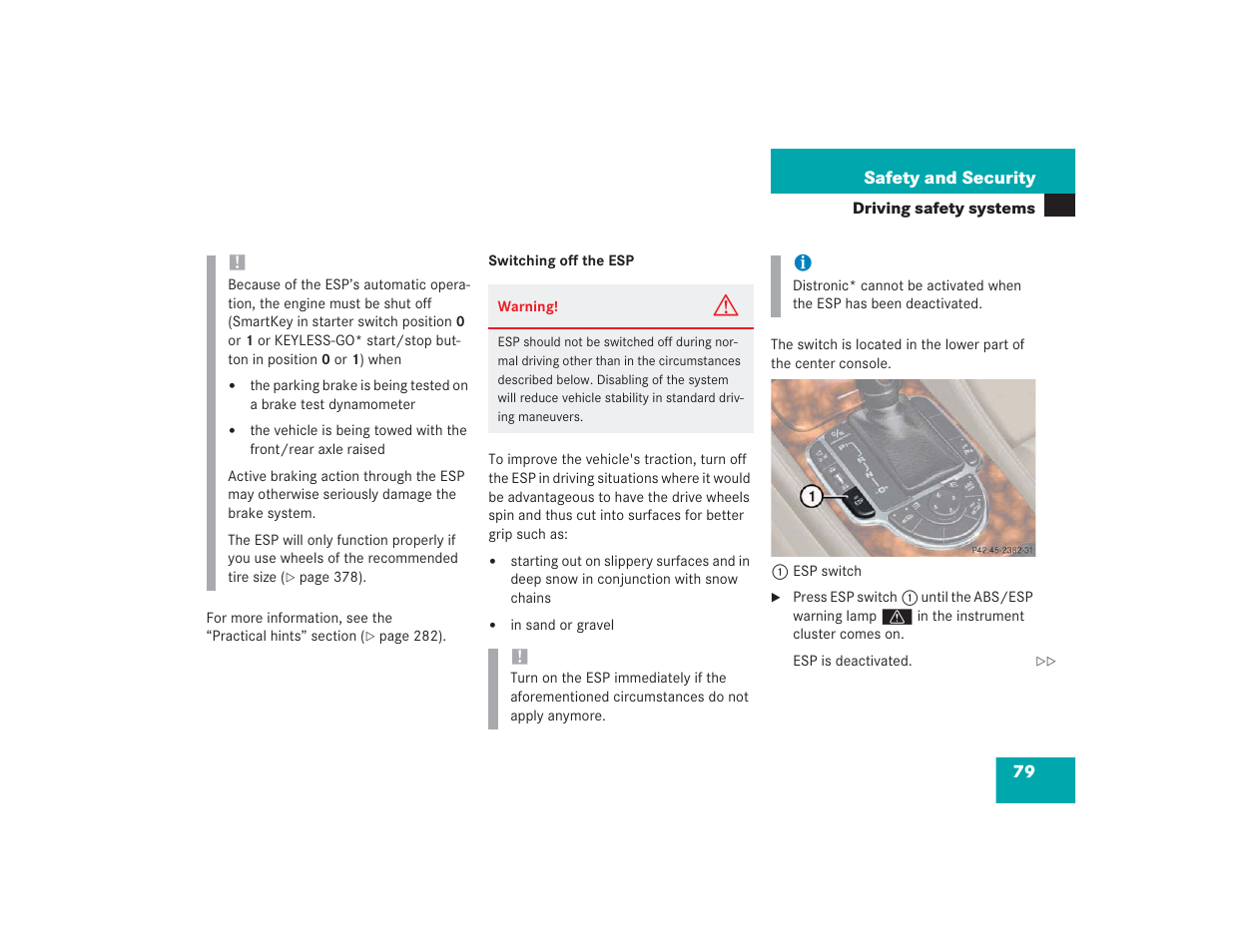 Mercedes-Benz SL 600 User Manual | Page 80 / 434