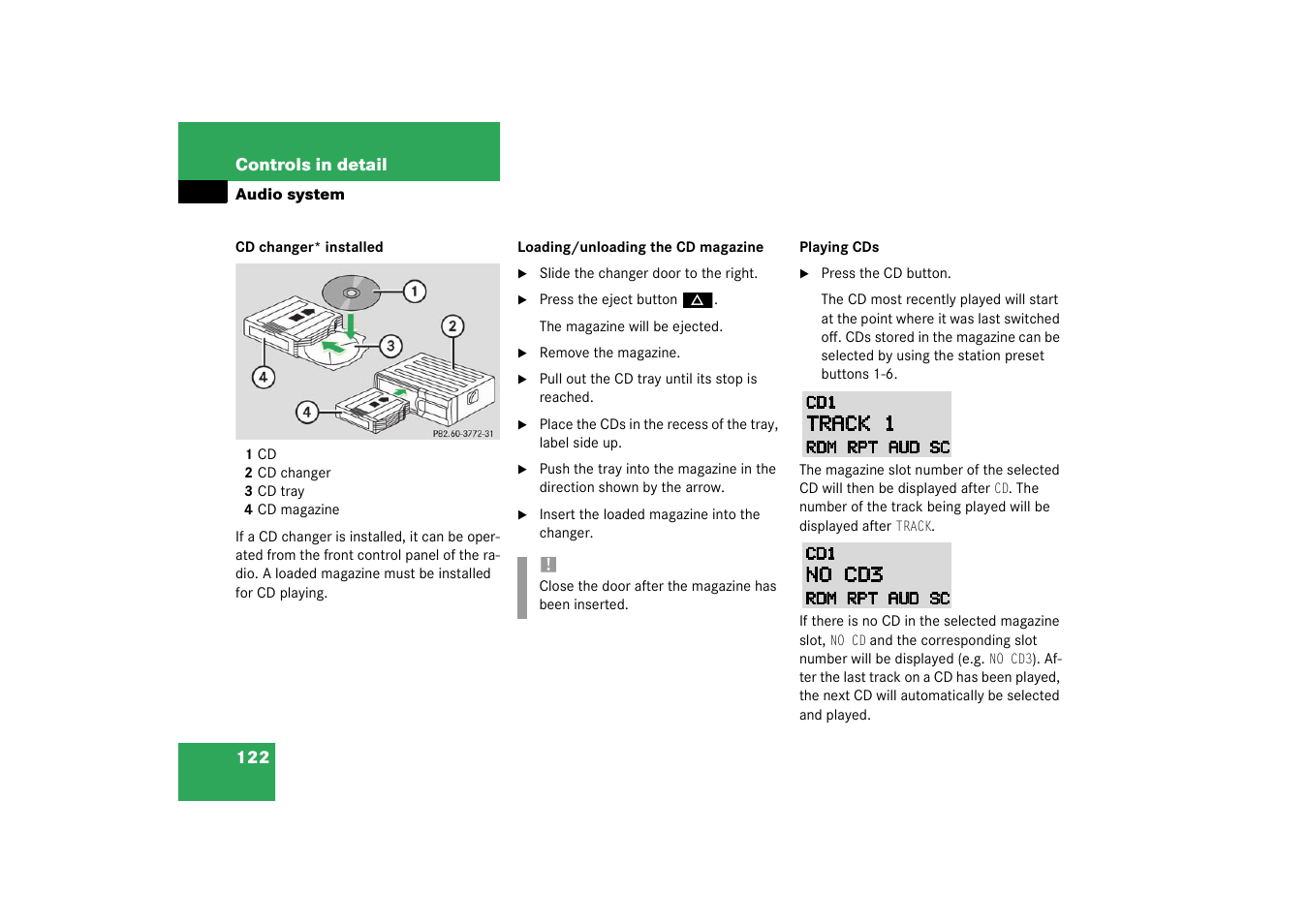 Mercedes-Benz 2003 SLK-Class User Manual | Page 122 / 304