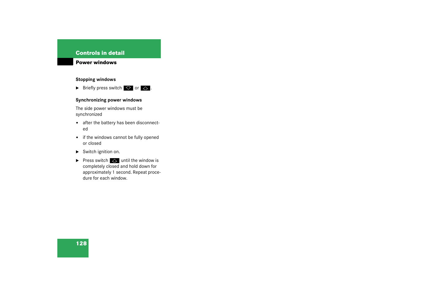 Mercedes-Benz 2003 SLK-Class User Manual | Page 128 / 304