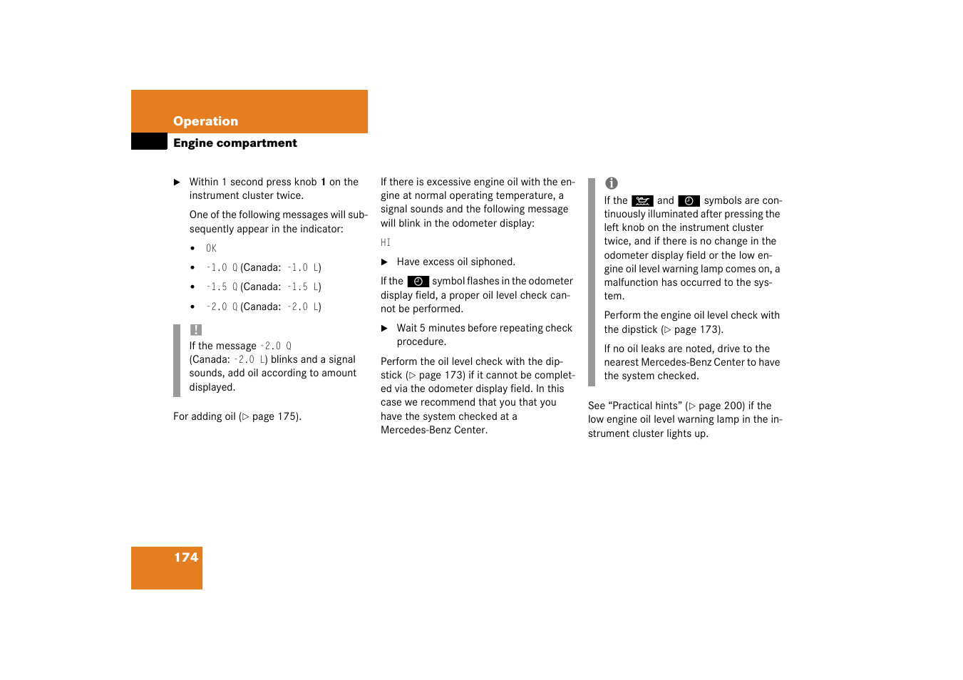 Mercedes-Benz 2003 SLK-Class User Manual | Page 174 / 304