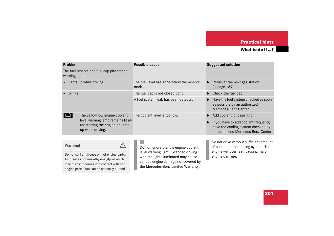 Mercedes-Benz 2003 SLK-Class User Manual | Page 201 / 304