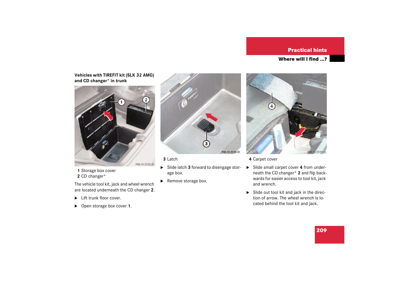 Mercedes-Benz 2003 SLK-Class User Manual | Page 209 / 304