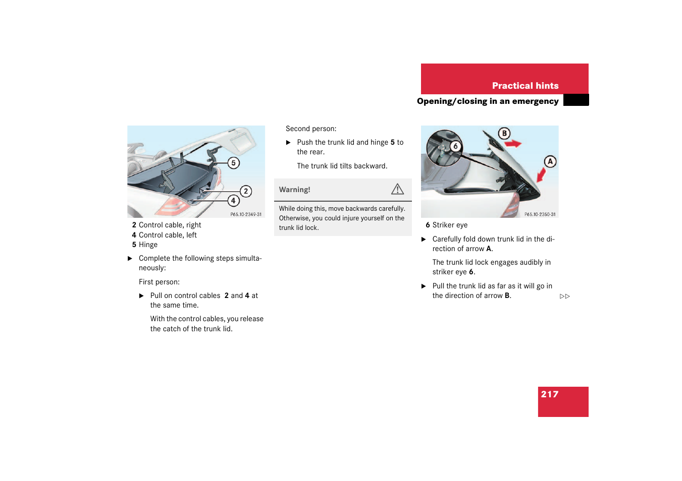 Mercedes-Benz 2003 SLK-Class User Manual | Page 217 / 304