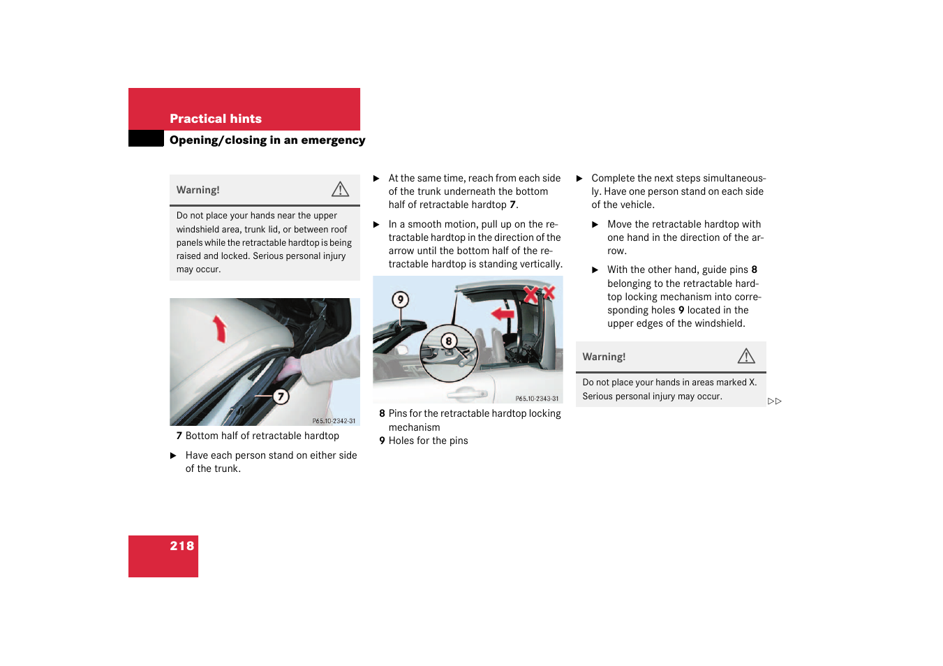 Mercedes-Benz 2003 SLK-Class User Manual | Page 218 / 304