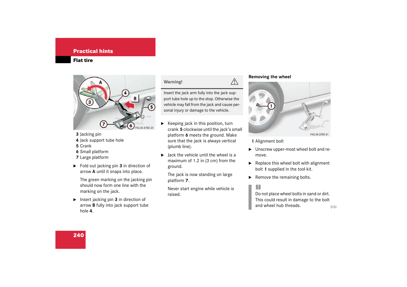 Mercedes-Benz 2003 SLK-Class User Manual | Page 240 / 304