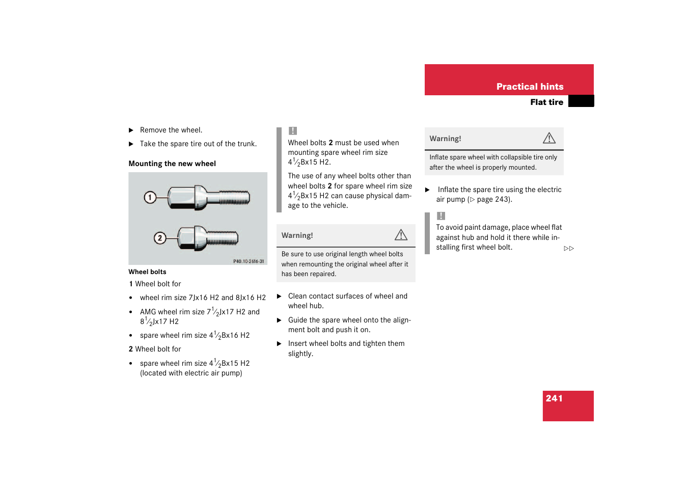 Mercedes-Benz 2003 SLK-Class User Manual | Page 241 / 304