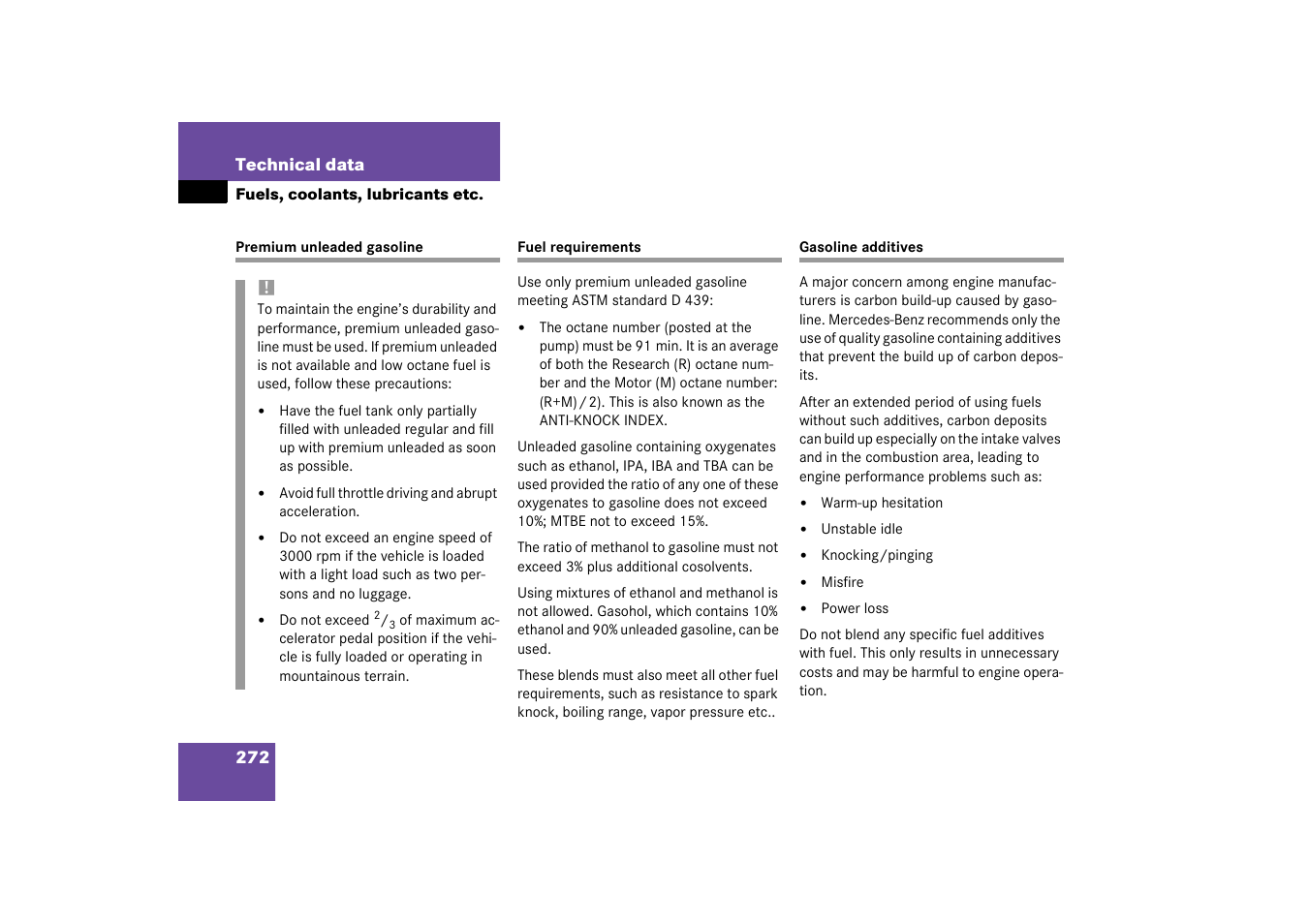 Mercedes-Benz 2003 SLK-Class User Manual | Page 272 / 304