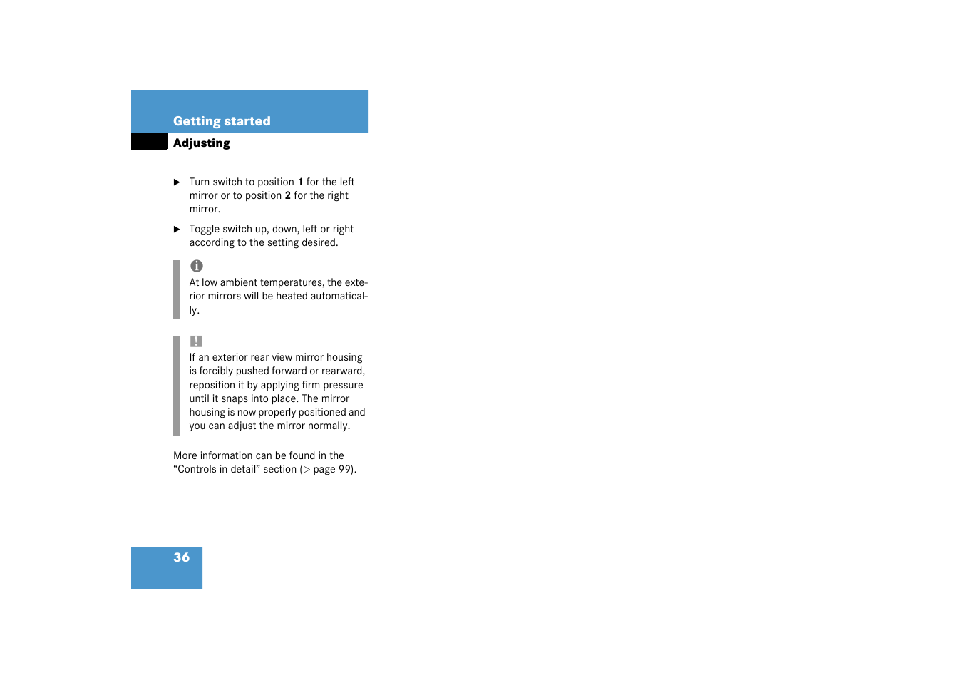 Mercedes-Benz 2003 SLK-Class User Manual | Page 36 / 304