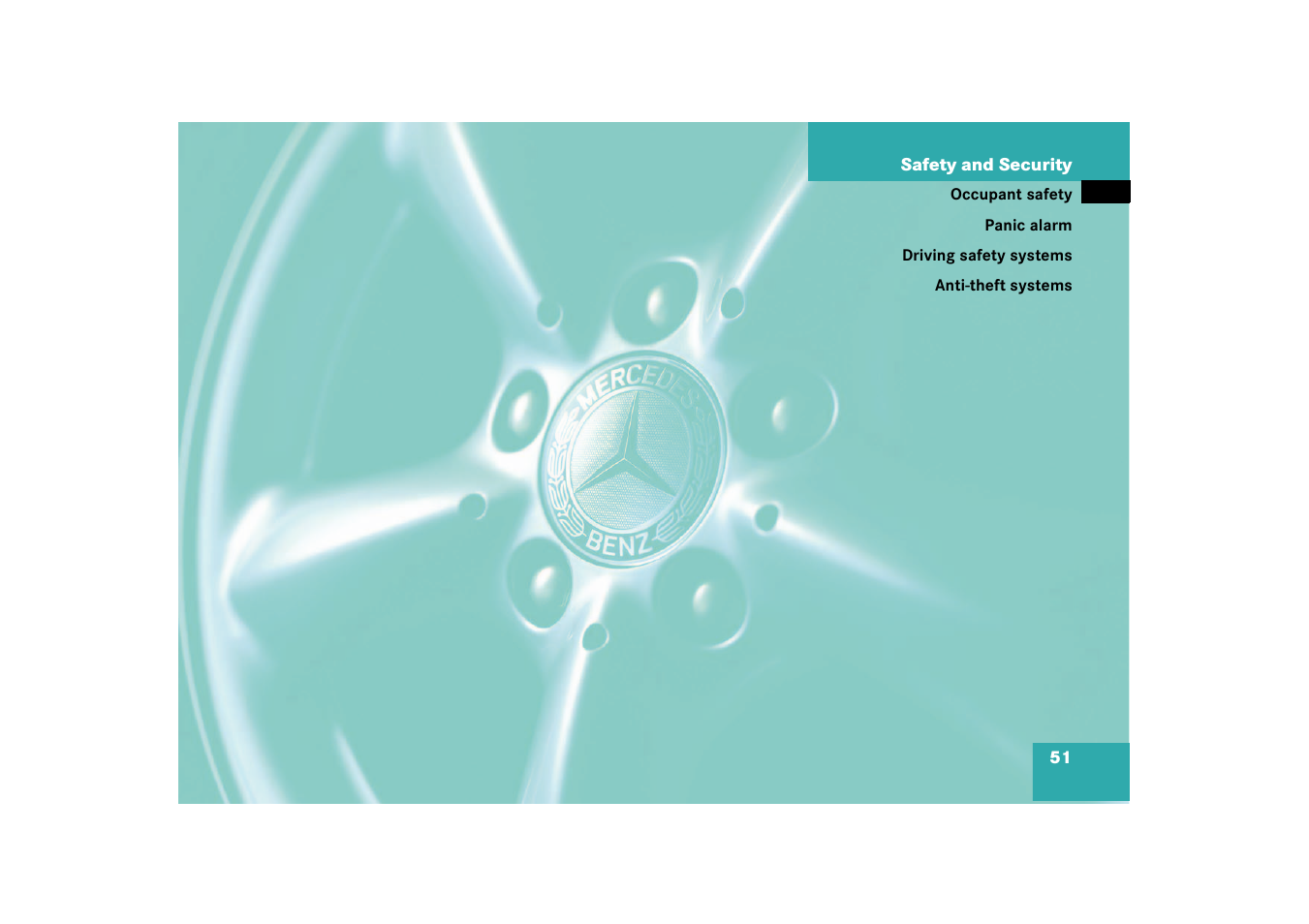 Safety and security | Mercedes-Benz 2003 SLK-Class User Manual | Page 51 / 304