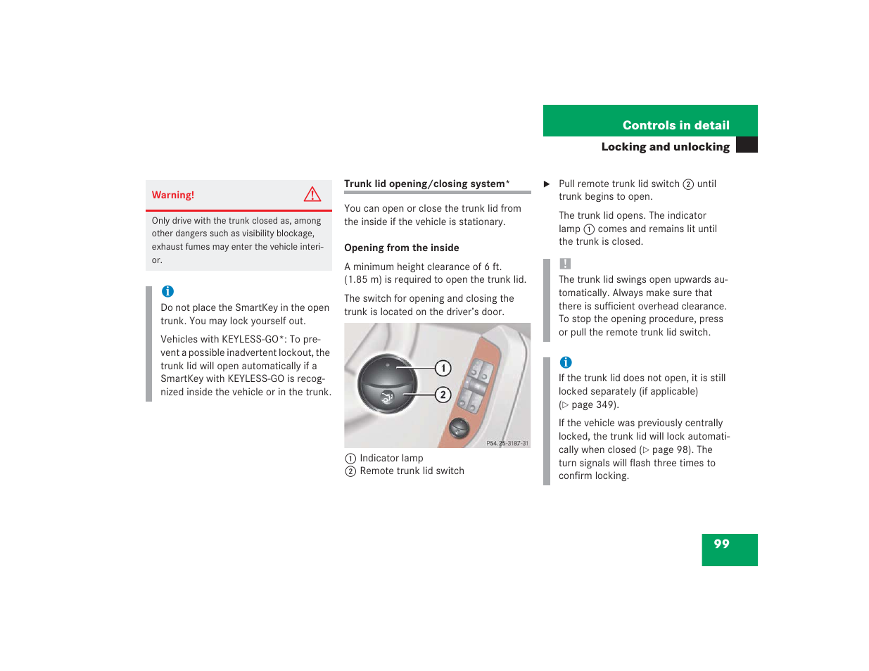 Mercedes-Benz S 4300 User Manual | Page 100 / 435