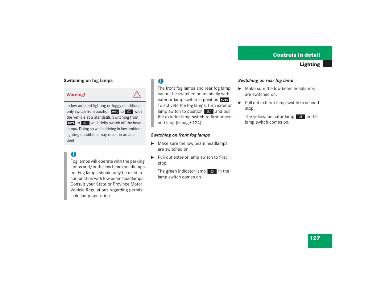 Mercedes-Benz S 4300 User Manual | Page 128 / 435
