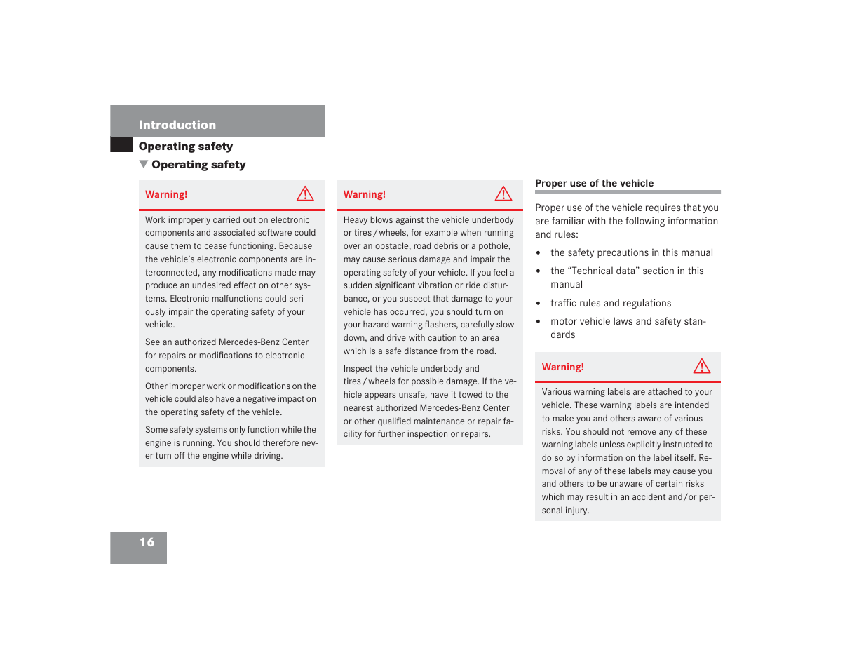 Mercedes-Benz S 4300 User Manual | Page 17 / 435