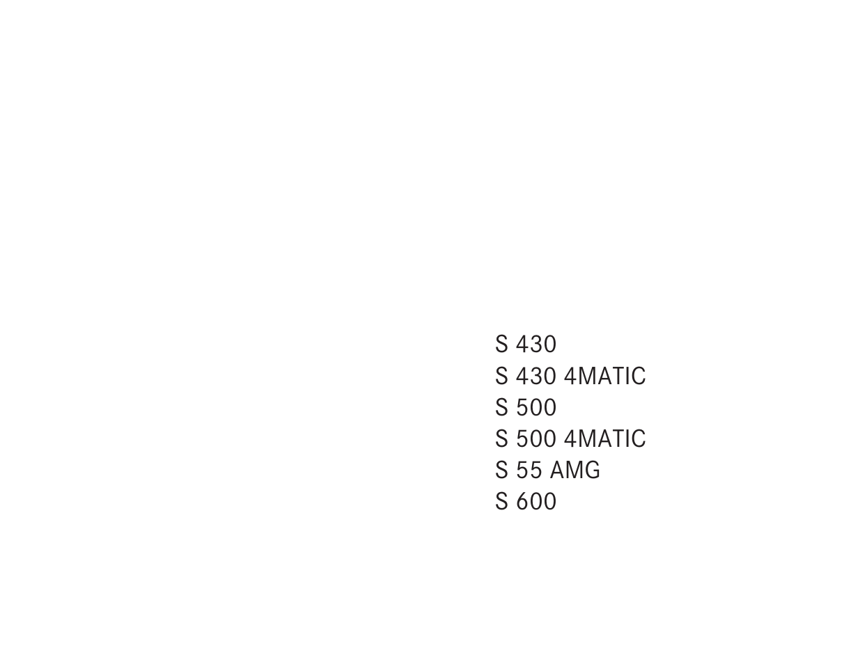 Mercedes-Benz S 4300 User Manual | Page 2 / 435