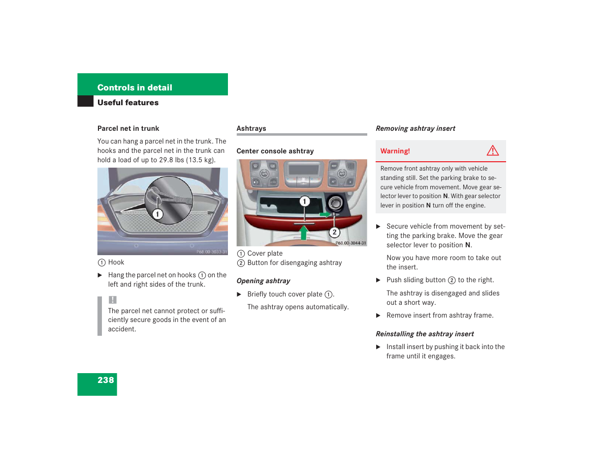 Mercedes-Benz S 4300 User Manual | Page 239 / 435
