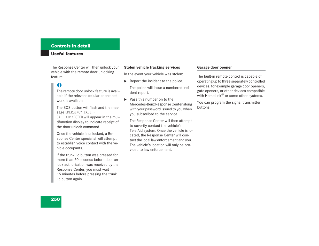 Mercedes-Benz S 4300 User Manual | Page 251 / 435